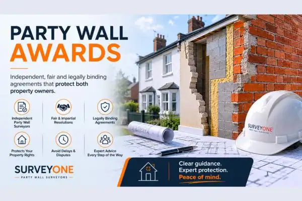 Contact our team today to see if you require party wall awards Watford